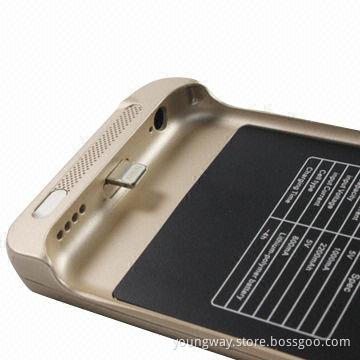 Portable Power Case for iPhone 5C with 2,200mAh Capacity, 5V/1,000mAh Input